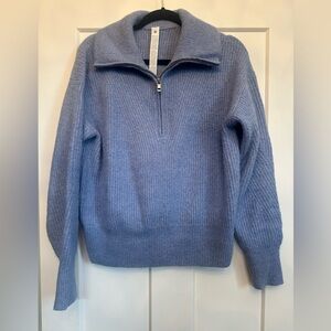 LuLuLemon Wool Blend 1/4 Zip Sweater, size medium